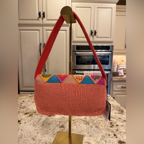 America & Beyond Vibrant Fruit/Floral Beaded bag - Picture 2 of 5